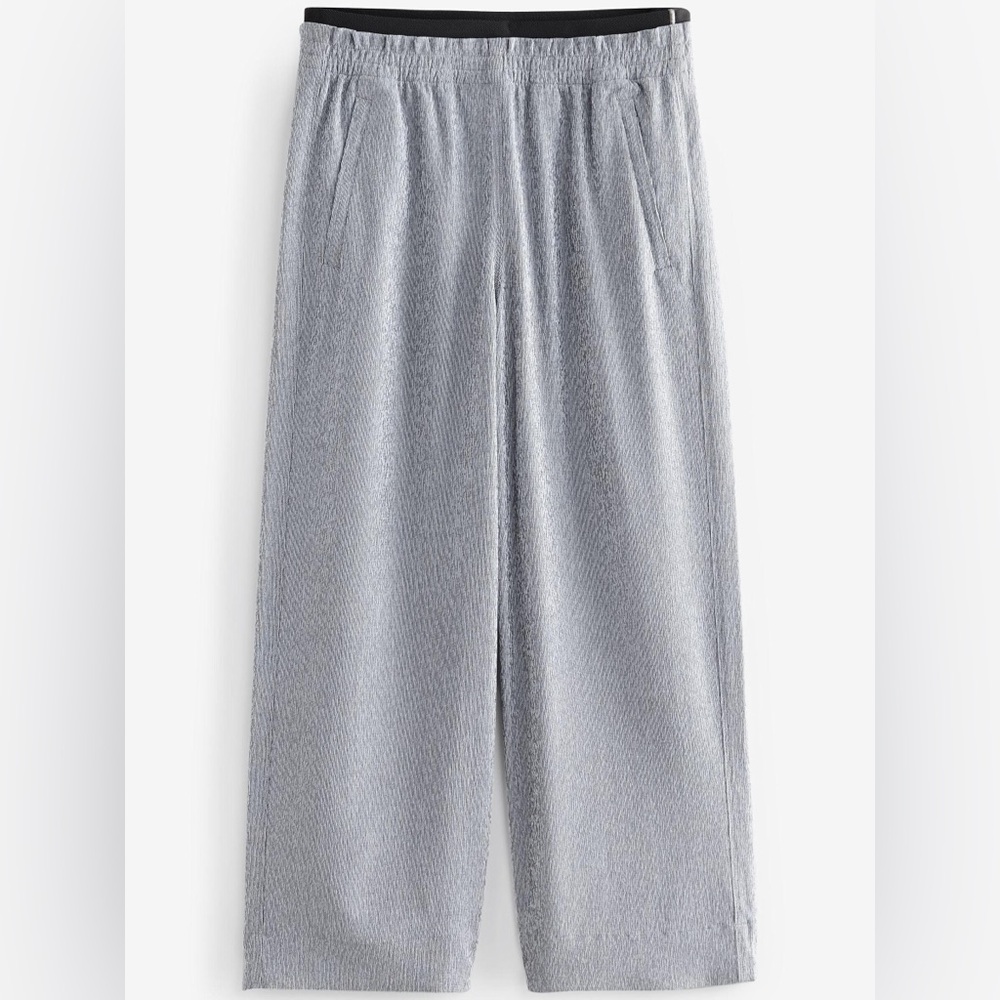 Athleta Silver‎ Echo Wide Leg Cropped Trousers
